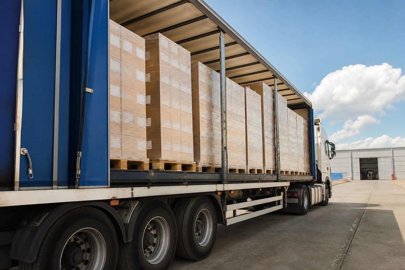 Nombre de palettes par camion : Capacité des porteurs, semi-remorques...